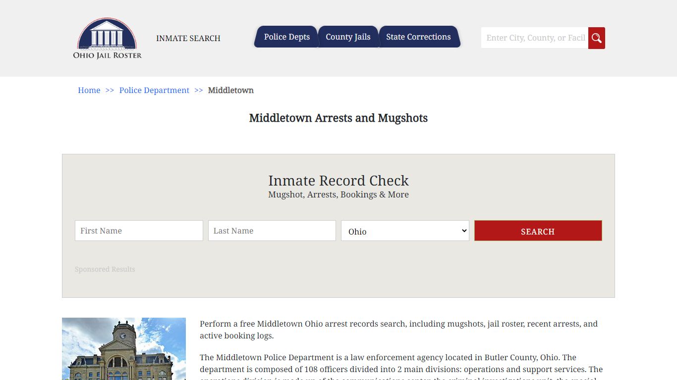 Middletown Arrests and Mugshots | Jail Roster Search